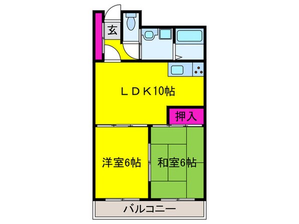 グラン長吉の物件間取画像